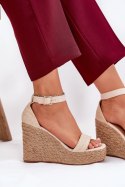 Sandały Model Adelio 5921 Beige - Step in style