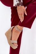 Sandały Model Adelio 5921 Khaki - Step in style