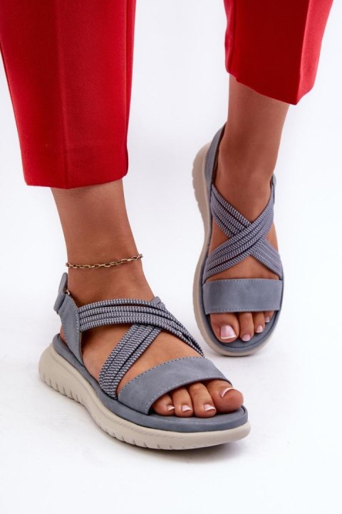 Sandały Model Ceclea 24SD06-7057 Blue - Step in style Sandały Model Ceclea 24SD06-7057 Blue - Step in style