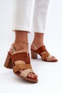 Sandały Model Qutima 24SD35-7080 Brown - Step in style