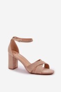 Sandały Model Saniffia TU279P Beige - Step in style