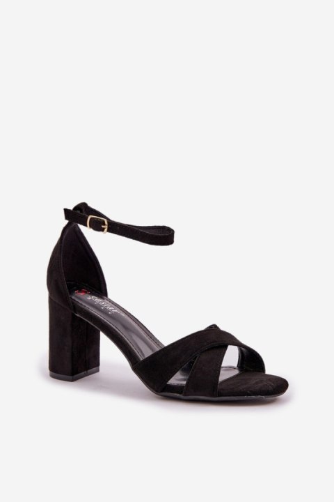 Sandały Model Saniffia TU279P Black - Step in style Sandały Model Saniffia TU279P Black - Step in style