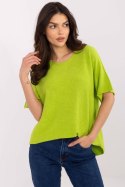 Sweter Damski Model MO-SW-0703.63 Limonka - Italy Moda