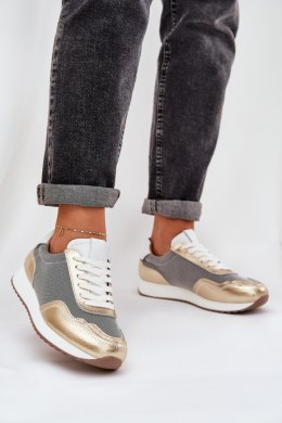Buty Sportowe Sneakersy damskie Model DA LR51-847 Gold - Step in style