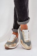 Buty Sportowe Sneakersy damskie Model DA LR51-847 Gold - Step in style