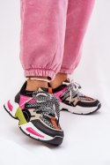Buty Sportowe Sneakersy damskie Model Efobell 21-Q111 Black - Step in style