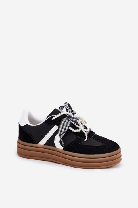 Buty Sportowe Sneakersy damskie Model Vinness C3033 Black Buty Sportowe Sneakersy damskie Model Vinness C3033 Black