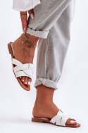 Klapki damskie Model Aversa W-112 White - Step in style