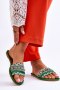 Klapki damskie Model Bellisa CK270P Green - Step in style