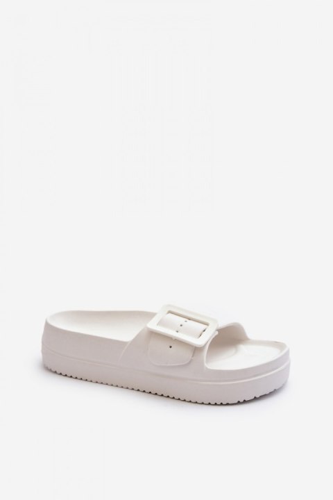 Klapki damskie Model Big Star NN274A661 White Klapki damskie Model Big Star NN274A661 White