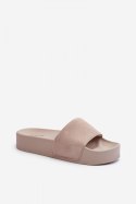 Klapki damskie Model Big Star NN274A671 Beige