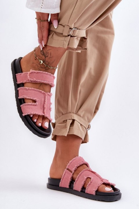 Klapki damskie Model Lamirose H8-523 Pink - Step in style Klapki damskie Model Lamirose H8-523 Pink - Step in style