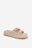 Klapki damskie Model Limme JR09 Beige