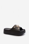 Klapki damskie Model Orchia BG177 czarne Black