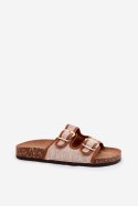 Klapki damskie Model Osoffe 666-31 Camel - Step in style