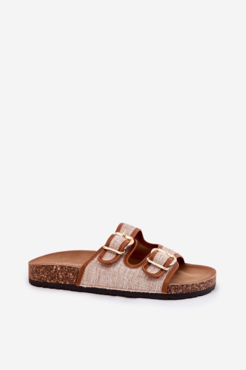 Klapki damskie Model Osoffe 666-31 Camel - Step in style Klapki damskie Model Osoffe 666-31 Camel - Step in style