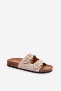 Klapki damskie Model Osoffe 666-31 Gold - Step in style