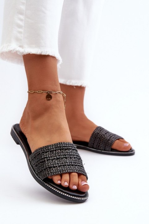 Klapki damskie Model Radians WS9038 Black - Step in style Klapki damskie Model Radians WS9038 Black - Step in style