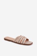 Klapki damskie Model Scazze TC-11 Beige