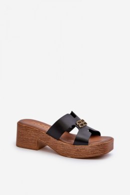 Klapki damskie Model Zazoo 40412 Black