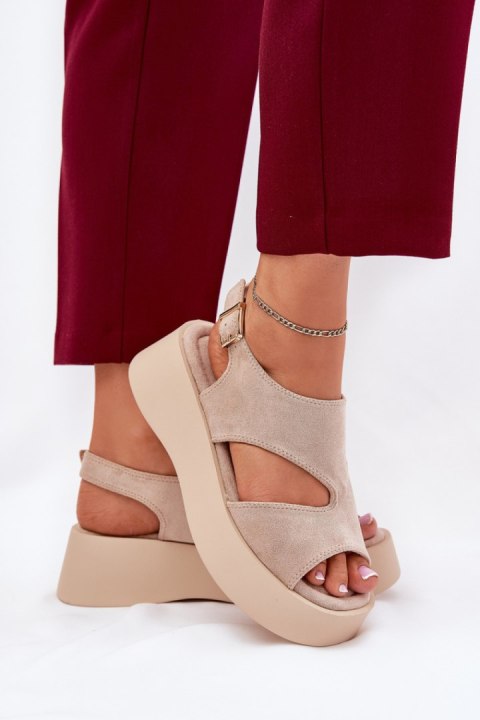 Sandały damskie Model Karonia 5227 Beige - Step in style