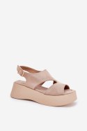 Sandały damskie Model Karonia 5227 Beige - Step in style