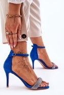 Sandały damskie Model Moments LY-9268-4 Blue - Step in style