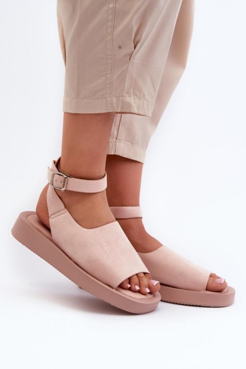 Sandały damskie Model Rubie NN299 Pink - Step in style Sandały damskie Model Rubie NN299 Pink - Step in style