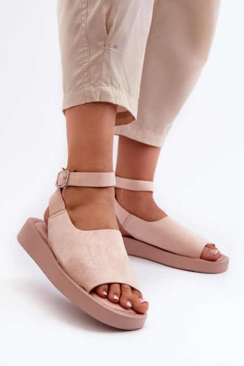 Sandały damskie Model Rubie NN299 Pink - Step in style Sandały damskie Model Rubie NN299 Pink - Step in style