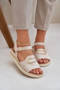 Sandały damskie Model Salianes RMR2267-10 Beige - Step in style