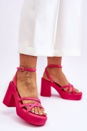 Sandały damskie Model Shemira 78-130 Fuksja - Step in style