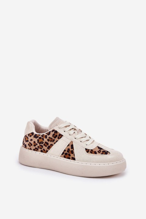 Buty Sportowe Sneakersy damskie Model Nativira NN622 Beige Buty Sportowe Sneakersy damskie Model Nativira NN622 Beige