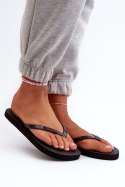 Klapki damskie Japonki Model 4FMM00FFLIF018-21S Black