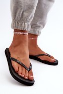 Klapki damskie Japonki Model 4FMM00FFLIF018-21S Black