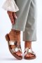 Klapki damskie Model Emily 40326 Gold - Step in style