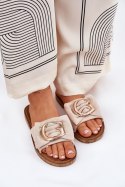 Klapki damskie Model Nellodra M578 Beige - Step in style