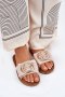 Klapki damskie Model Nellodra M578 Beige - Step in style