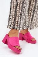 Klapki damskie Model Omeisa 8338-273 Fuksja - Step in style