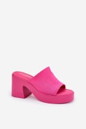 Klapki damskie Model Omeisa 8338-273 Fuksja - Step in style