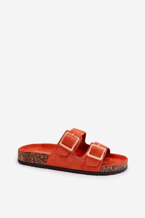 Klapki damskie Model Sercele THS-141 Orange Klapki damskie Model Sercele THS-141 Orange