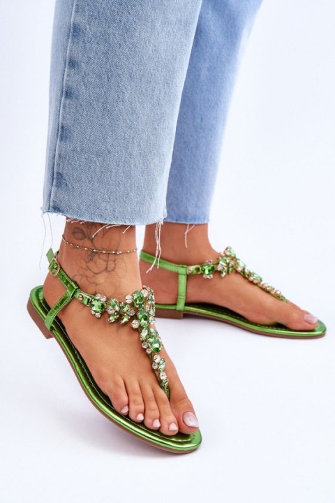 Sandały damskie Model Lenisa H8-291 Green - Step in style Sandały damskie Model Lenisa H8-291 Green - Step in style