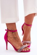 Sandały damskie Model Moments LY-9268-5 Fuksja - Step in style