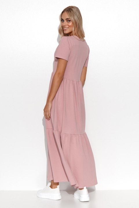 Sukienka Model M549 Dirty Pink - Makadamia Sukienka Model M549 Dirty Pink - Makadamia