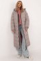 Kurtka Damska pikowana ocieplana Model D51160XB44540A1 Dark Beige - Sublevel