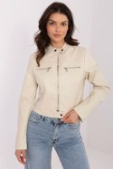 Kurtka Damska Ramoneska Model NM-KR-DA-0933(B).84 Beige - NM