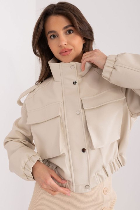 Kurtka Damska Model NM-KR-DA-0937.07 Beige - NM Kurtka Damska Model NM-KR-DA-0937.07 Beige - NM