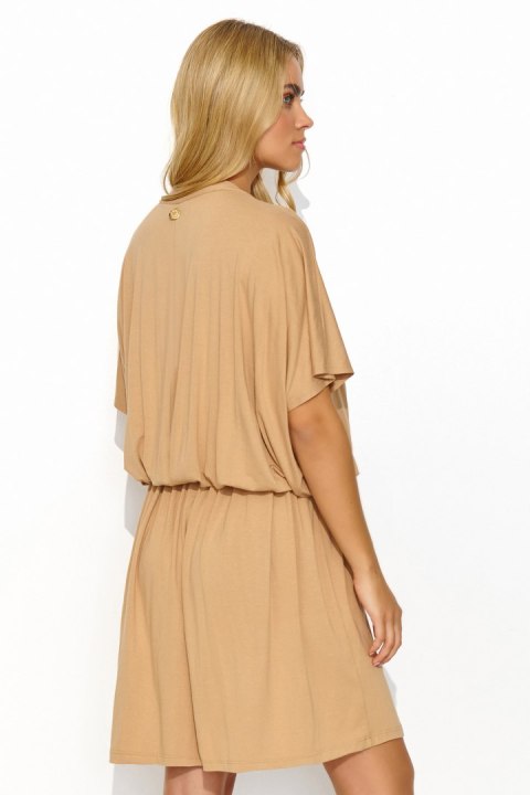 Sukienka Model M827 Beige - Makadamia Sukienka Model M827 Beige - Makadamia