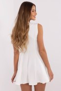 Sukienka damska dzienna Model MI-SK-8666.91 Ecru - Italy Moda