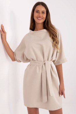 Sukienka damska elegancka wizytowa Model MO-SK-A2357.73 Beige - Italy Moda