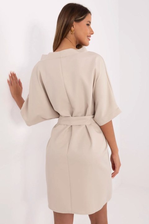 Sukienka damska elegancka wizytowa Model MO-SK-A2357.73 Beige - Italy Moda Sukienka damska elegancka wizytowa Model MO-SK-A2357.73 Beige - Italy Moda